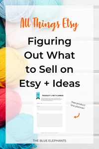 Want to start an Etsy shop but need help figuring out what to sell on Etsy? Here's your guide to making the right choice for you plus a list of ideas!