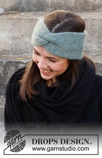 Winter Smiles Headband / DROPS 214-68 - Kostenlose Strickanleitung