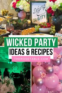 DIY Wicked party ideas