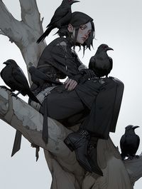 ArtStation - crow witch