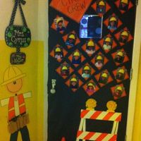 Construction Theme Classroom | Construction themed classroom door decorations | Classroom time