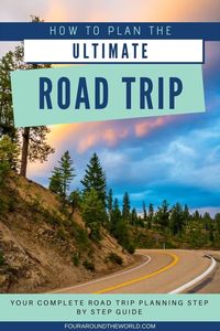 If you're looking for a step by step guide on how to plan a road trip, you've come to the right place! Road trips can be a lot of fun, but they do require some planning. We walk you through the process of planning your perfect road trip. From planning your road trip route to preparing to leave and everything you need to know along the way. This is the ultimate road trip planner! Road trip planning tips. Printable road trip planner.