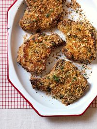 Crispy Baked Pork Chops with Parmesan