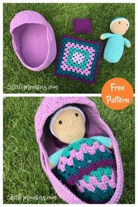 Baby Doll Set Free Crochet Pattern