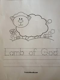 Antidotes for Mom: The Lamb of God Craft for Kids