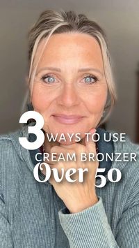 How can ONE PRODUCT have so many uses? Ahhhh I love cream bronzer! The trick with color correction is to match the color you see or slightly darker. My face is somewhat peppered with sunspots so by applying Bella bronzer I am able to set the spots into the background rather than the foreground. I also love using it to line my lips and if you love browns, you might want to use it as a lip color. Neutrals are so popular for the eyes , so why not just use a cream bronzer?