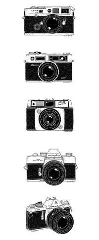 Vintage Cameras on Behance