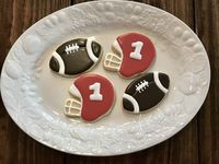 Alabama Football Decorated Royal Icing Sugar Cookies