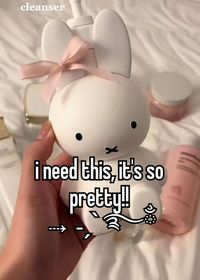 ( not mine creds to @daisydotcom1 ) #miffy #girlhood #whisper #cleanser