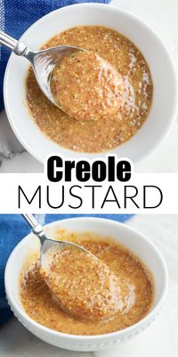 Make your own creole mustard at home with just a few simple ingredients. If you can't find creole mustard in the grocery store, it's easy to make your own. Use as a spread, dip, and more.