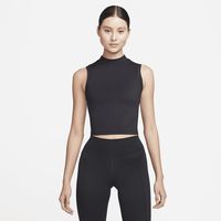 Nike One Fitted Women's Dri-FIT Mock-Neck Cropped Tank Top