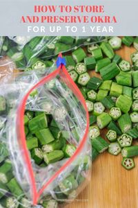 Learn how to freeze okra with or without blanching. This is a true, tried and tested technique that will save you some few coins. This is the best way to preserve okra for later use. Okra is a popular vegetable present in most Nigerian kitchen and it is added to various types of dishes.