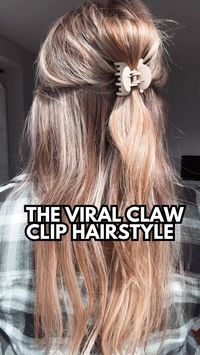 Easy Hair Tutorials | Hairstyles | Hair Growth | Save this viral claw clip hairstyle for fall! 💁🏼‍♀️ In case you’re new here, I’m Mandi! 👋🏻 Think of me as your virtual hair bestie, here... | Instagram