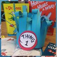 Happy Birthday Dr. Seuss! Thing 1 Thing 2 hat!