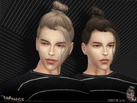 This hairstyle for men's hair  Found in TSR Category 'Sims 4 Male Hairstyles'