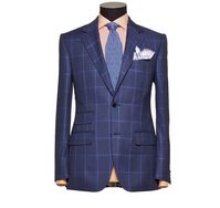 Men's Custom business formal wedding 2 piece (Jacket Pants Vest) wool polyester