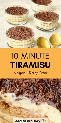 Looking for a quick, tasty dessert? Our 10-minute tiramisu recipe has you covered! It's vegan, dairy-free, and absolutely divine! You'll be amazed at how easy it is to make and enjoy this mouthwatering treat!