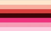 someone who feels their love for women is both a straight and lesbian attraction. this can be due to being genderfluid, multigender, having an androgynous gender, etc. my flag redesign, not my coined term