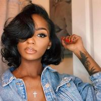 Hair Name: Lace Front Bob Wig Hair Style: Body Wave Bob Wig Hair Length: 8-16 inches Wig Weight: 200-320g/Wig (Depending on Lengths and Density) Color: Natural Color Density: 150% Lace Size: 13x4 Lace Bob Wig Lace Style: Transparent Lace,Brown Lace Cap Size: Medium, about 22.5inches Quality: 100% Virgin Human Hair Last for One More Year Hairline pre-plucked Shipment: DHL, FedEx, or UPS 5-7 business days. FAQHow Long Does wavymy Hair Last?wavymy Hair can last 12-24 Months if you take care of it w