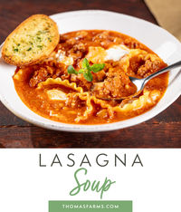 Craving comfort in a bowl? Try our Lasagna Soup 🍲 A quick, one-pot wonder, it's a shortcut to the rich flavors of lasagna without all the fuss. It's all the lasagna love with none of the work 🍽️🥰 Click for the full recipe!