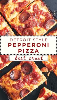 Master the art of making Detroit-style pan pizza at home with our straightforward recipe. Enjoy the crispy crust, fluffy dough, and gooey brick cheese topped with your favorite ingredients like pepperoni. Homemade pizza recipes