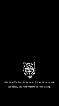 Princess mononoke home screen lockscreen wallpaper iPhone quote