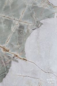 Green partly translucent Quartzite from SolidNature. 