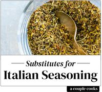 Don’t have any Italian seasoning on hand while you’re making a recipe? Here’s the best Italian seasoning substitute to use in cooking. #italianseasoning #diy #substitute #substitution