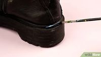 How to Repair a Scrape on Faux Leather Shoes: 13 Steps