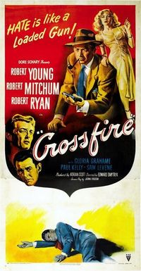 1947 movie posters | Crossfire;1947; movie poster