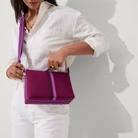 The Casual Crossbody in Plum Stripe | Bags & Accessories | Rothy's