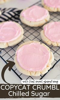 Copycat Crumbl Chilled Sugar Cookies - Cooking With Karli