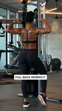 @jennadeleon invites you to save and try her comprehensive back workout, perfect for your next gym day. #gym #workout #backworkout