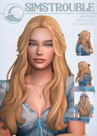 Addyson Hairstyle by simstrouble | Patreon