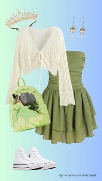 A cute, simple princess and the frog Disney bound, for princess Tiana fans