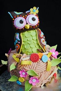 Owl cake