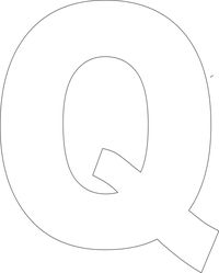 Free Printable Q Template