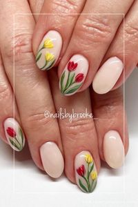 Spring into beauty with our collection of 50 stunning tulip nail designs! Whether you adore red, yellow, purple, or pink tulips, we've curated a variety of captivating nail art designs inspired by these vibrant spring blooms. Elevate your nail game with these captivating tulip designs and add a touch of springtime charm to your manicure. Embrace the beauty of nature with our tulip nail art inspirations and step into the magic of the season. 💅🌷✨