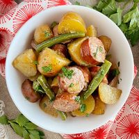 Slow Cooker Sausage and Potatoes