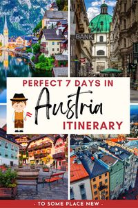 One week in Austria itinerary pin