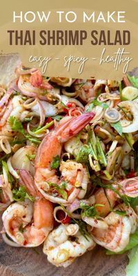 Looking for a fresh and easy recipe? Learn how to make the best Thai shrimp salad (pla goong)! This authentic, healthy dish is bursting with bold flavors, a perfect balance of spicy, tangy, and sweet. Great for a low-carb dinner or a refreshing summer lunch. Dive into this easy recipe for a healthy, delicious, and satisfying meal!