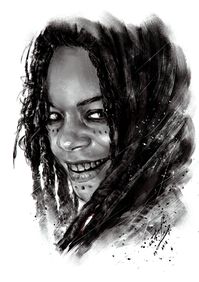 Naomie Harris_Tia Dalma, Ekachai Milintapas on ArtStation at https://www.artstation.com/artwork/awbzL