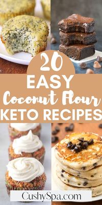 These healthy keto recipes using coconut flour are low in carbs and calories and so delicious, you’ll love them whether you are on a ketogenic diet or not. They make great options for those who are losing weight and want to maintain their low-carb diet. You must try these guilt-free keto coconut flour recipes!