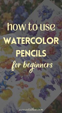 How to use watercolor pencils for beginners | the ultimate watercolor guide for beginners | how to get started and succeed | watercolor pencils for newbies