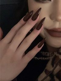 Coffee Brown  Collar    Bare Nails Embellished   Beauty Tools