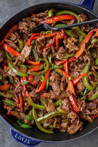 30-Minute Pepper Steak Stir Fry - Momsdish