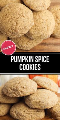 Pumpkin Spice Cookies have the perfect amount of pumpkin and are so soft and chewy. You will definitely be making these for every fall party!