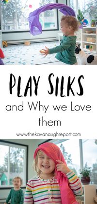 How we use play silks in our Montessori home and why I love them as a parent