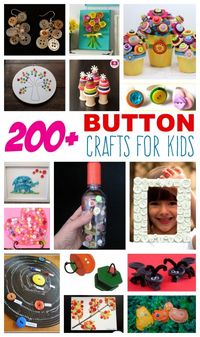 200+ Button Crafts for Kids