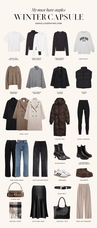 My Winter Capsule Wardrobe for the 2024 Season